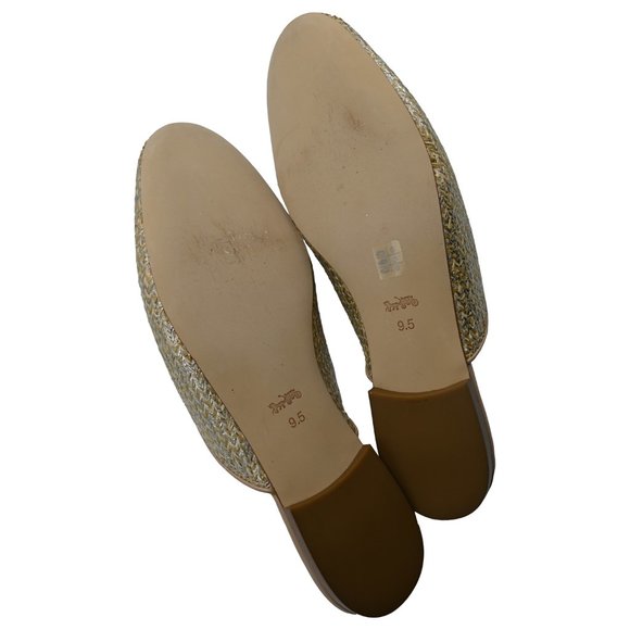 COACH STASSI Raffia Slide Mule Slip On size: 9.5 - Picture 5 of 5